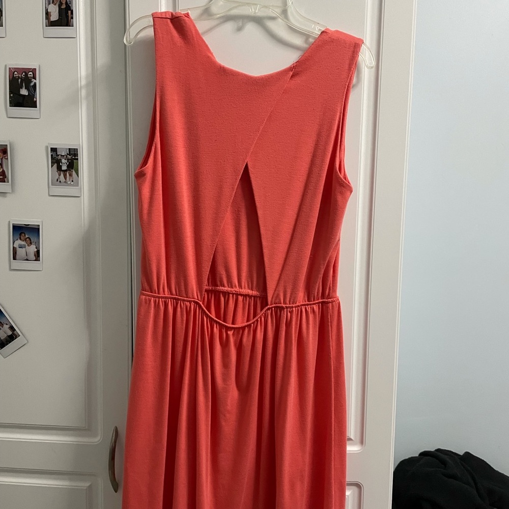 Pink Dress with Cutout Back - Picture 2 of 4